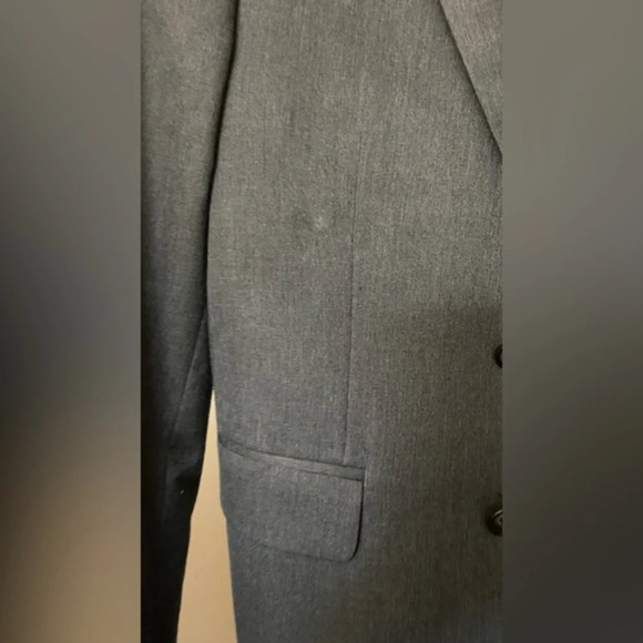 Lauren Ralph Lauren Boys Dark Gray Blazer Jacket Size 14R - Picture 12 of 13
